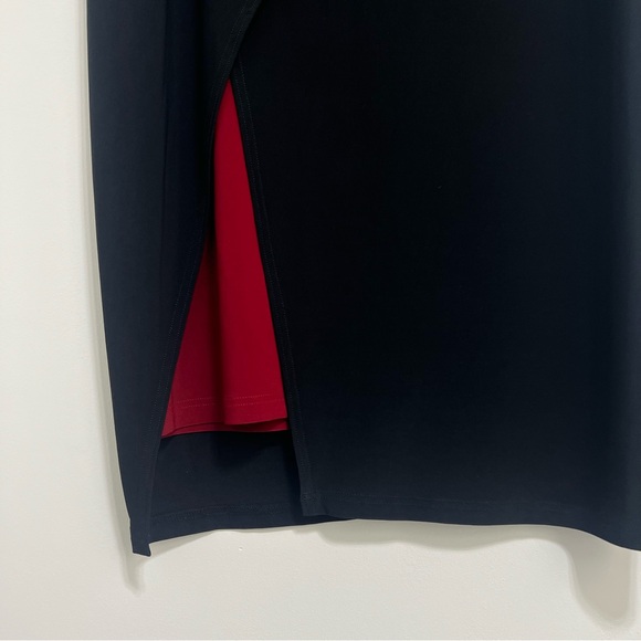 Sympli Scarlet Black Spandex Blend Matrix Stretch  Skirt - Picture 4 of 10